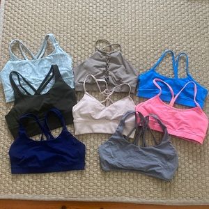 Lululemon and ALO Sports Bras